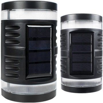 KINKIET ŚCIENNY WISZĄCY LAMPA Z PANELEM SOLARNYM