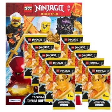 LEGO NINJAGO 9 Dragons Rising Album 10 Saszetek Karty