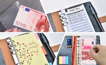 Планировщик бюджета и сбережений А6 - Денежный органайзер Темно-синий