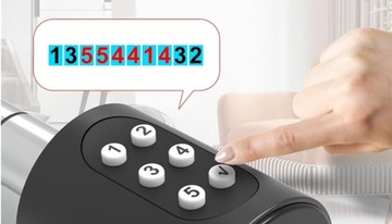 УМНАЯ ВСТАВКА ДЛЯ ЗАМКА 70 ММ РУЧКА ЦИЛИНДР PIN BLUETOOTH RFID TUYA