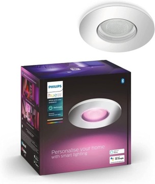 Philips Hue White & Reflektor Color Ambiance Xamento, srebrny, 230 lm, 16KK