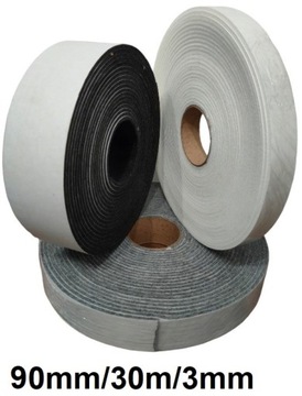 Filc akustyczny z klejem 90mm/30m 3mm
