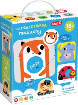 Czuczu Puzzle z Dziurką Maluchy CzuCzu 18m+