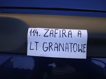 DVEŘE LEVÉ ZADNÍ OPEL ZAFIRA A TMAVOMODRÝ - 114