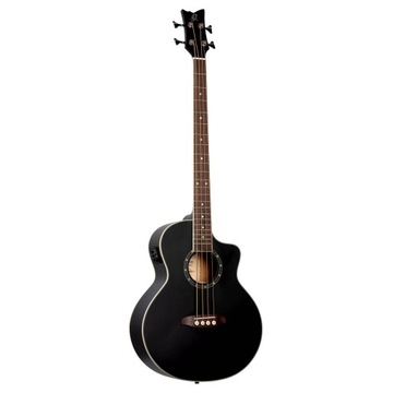 Gitara basowa elektroakustyczna Ortega D7CE-SBK-4 czarna