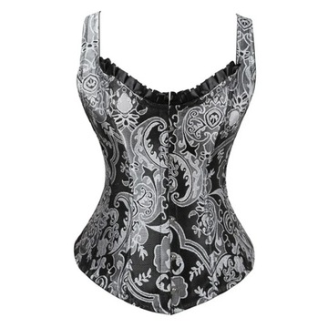 Women Corselet Shoulder Straps Overbust Corset Top