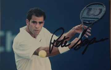 PETE SAMPRAS - zdjęcie z autografem