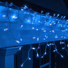 LAMPKI CHOINKOWE 300 LED SOPLE KURTYNA NIEBIESKA ZIELONY KABEL+FLASH-BŁYSK