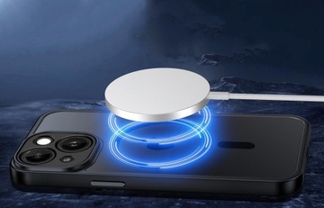 УСИЛЕННЫЙ МАТОВЫЙ КЕЙС НА 360° для MAGSAFE + стекло 9H для Iphone 15