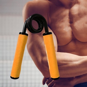 Усилитель хвата для запястья Тренажер для силы хвата с оранжевым пальцем 150 фунтов