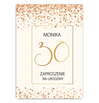 ZAPROSZENIA Zaproszenie na 30 urodziny trzydzieści
