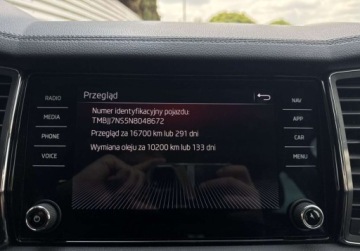 Skoda Kodiaq I SUV Facelifting 2.0 TDI SCR 150KM 2022 Skoda Kodiaq Kodiaq Ambition 2.0TDI DSG ACC Matrix Hak Kamera Ambiente Pod, zdjęcie 32