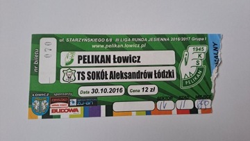 PELIKAN ŁOWICZ - SOKÓŁ ALEKSANDRÓW ŁÓDZKI 30-10-2016