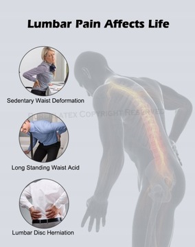 Poduszka odzyskiwania ciśnienia poduszki lędźwiowe