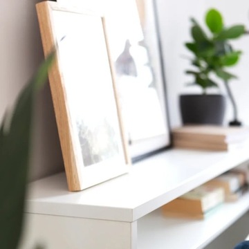 Письменный стол складной WORK CONCEPT SLIM CW-02L БЕЛЫЙ Lenart