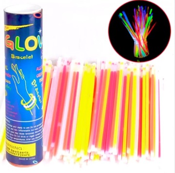 Светящиеся флуоресцентные светодиодные палочки, дубинки, 50 шт., световые палочки, трубка, игра