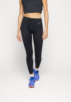 Legginsy damskie Nike Dri Fit One HR Tight czarne DM7278 010 XL 15138496596  