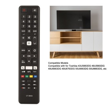 CT 8053 Замена пульта дистанционного управления для телевизора Toshiba LCD LED HDTV для 4M