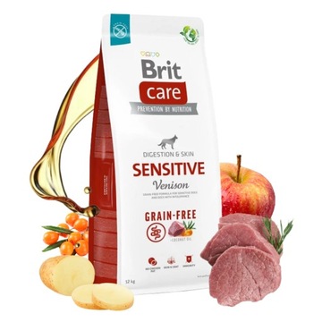 BRIT CARE SENSITIVE VENISON POTATO DZICZYZNA 12kg