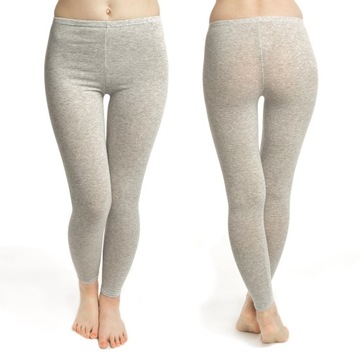 LEGGINSY GETRY LEGINSY POLSKIE XL 42 BAWEŁNA Szary