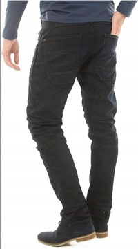 Jack Jones Chłopięce Granatowe Luźne Jeansy Anti Fit Black NAVY _ 28/32