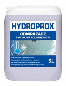 РАЗМОРАЖИВАТЕЛЬ ОКОН С ПОЛИМЕРНЫМ ВОСКОМ HYDROPROX -40°C 5л