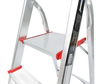 ЛЕСТНИЦА ДЛЯ ДОМА, 5 ступенек, алюминий, противоскользящая платформа Ondragon Strong.