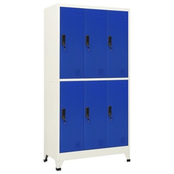 Szafka BHP ubraniowa VidaXL jednodrzwiowa 180 cm x 90 cm