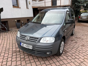 Volkswagen Caddy III Kombi 1.4 80KM 2005 Volkswagen Caddy 7OSOBOWY! United 1WŁ! 2005R 208tyśkm KLIMA 1.4MPI Zadbany, zdjęcie 2