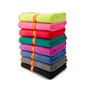 ПОЛОТЕНЦЕ ИЗ МИКРОФИБРЫ 80х150 см ТЕМНО-СИНИЙ зеленая нить