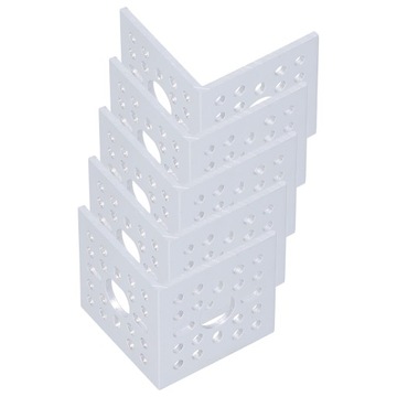 5шт L-образные кронштейны из алюминиевого сплава, угол 90 градусов по горизонтали