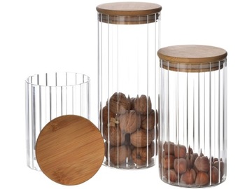 СОВРЕМЕННАЯ КУХНЯ Декоративная стеклянная банка 9 x 17 см - 0,8 л