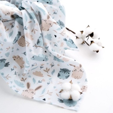 Набор из 5 пилди муслиновых полек 80x70 см для подарка от BABYU