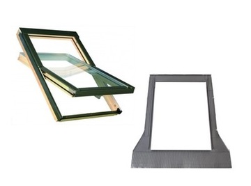 Okno dachowe OptiLight D Pro U4 66x98 + kołnierz