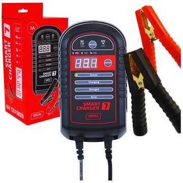 Prostownik automatyczny SMART ładowarka prostownik 6V 12V Ideal prostownik