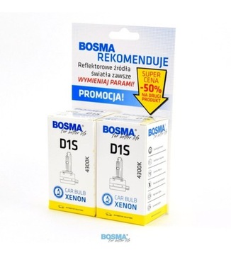 BOSMA ŻARNIKI XENON D1S 85V 35W 4300K 2szt Xenon