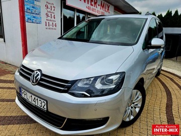 Volkswagen Sharan II Van Facelifting 2.0 TDI SCR 150KM 2015 Volkswagen Sharan Zarejestrowany gotowy do jazdy bogata wersja 2.0 Diesel