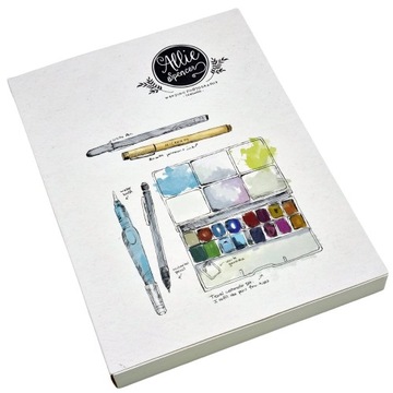 Szkicownik książkowy Allie Spencer Watercolor Soul B5 gruby 128 kartek