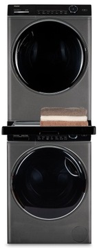 Коннектор HAIER HASTKU10FB, черный, с выдвижной полкой