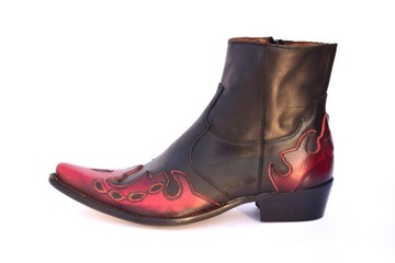 КОЖАНЫЕ БОТИНКИ НА МОЛНИИ PL WEST