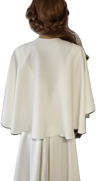 Универсальный свадебный шарф цвета экрю, множество вариантов.