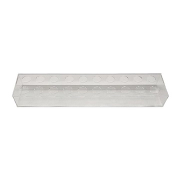 Wazon akrylowy prostokątny przezroczysty 50cm