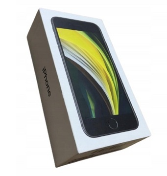 Oryginalne Pudełko Do Apple iPhone SE 2020 Black Czarny 128GB BOX