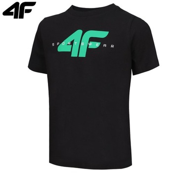 ФУТБОЛКА ДЛЯ МАЛЬЧИКОВ 4F ДЕТСКАЯ ФУТБОЛКА M1113 ХЛОПОК BASIC SPORTS 146