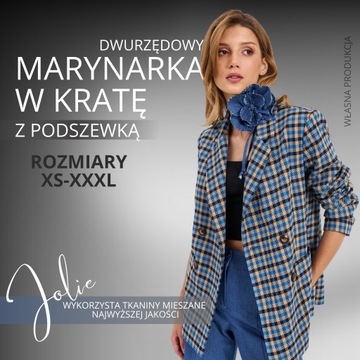 KLASYCZNY MODNY ŻAKIET MARYNARKA BLEZE DAMSKA