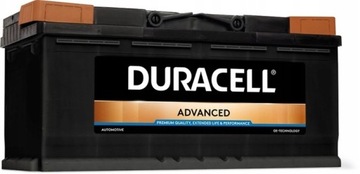 Akumulator Duracell Advanced DA100 12V 100Ah 860A P+