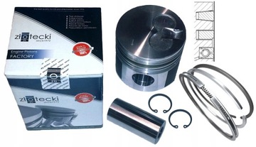 PÍST KROUŽKY LUBLIN ANDORIA 4C90 4CT90 NOMINÁL