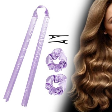Термобигуди для длинных волос Шелковая лента Валик для волос