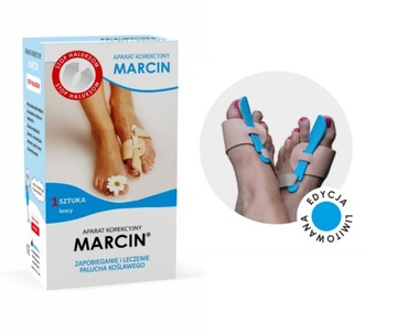 Aparat na haluksy MARCIN na LEWĄ STOPĘ - BLUE