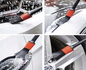 Zestaw Pędzelki 5 szt. do czyszczenia Pędzle do Detailingu * Profesjonalne